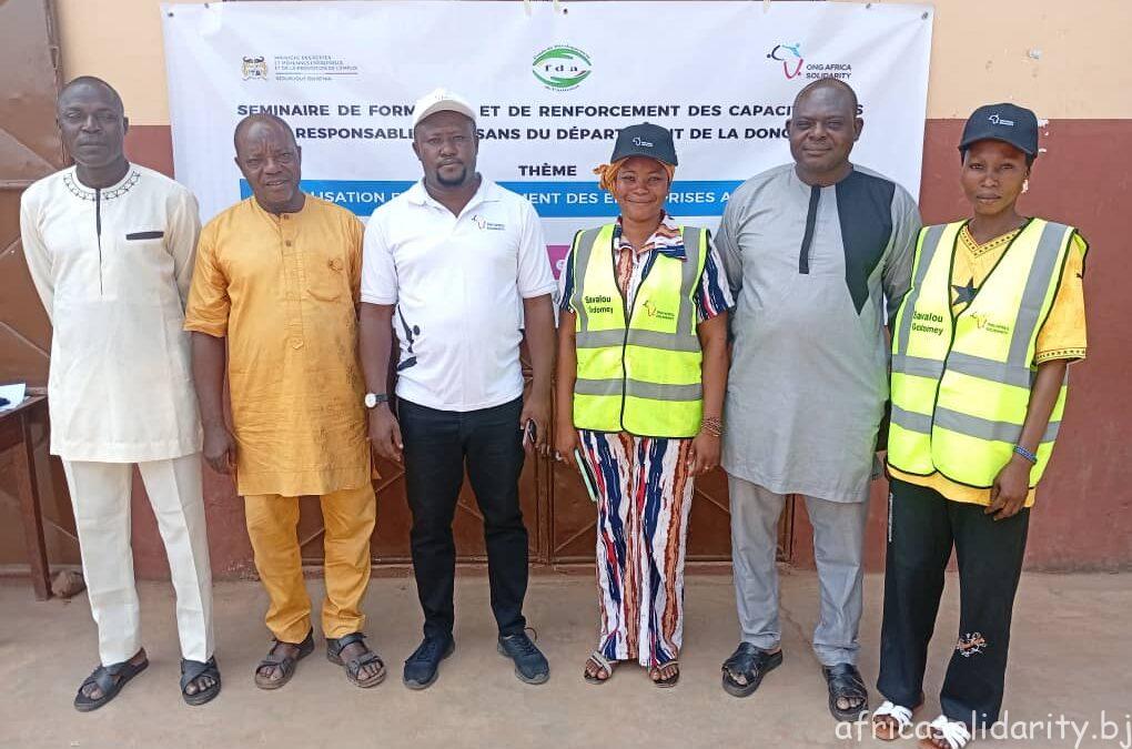 Cérémonie d&rsquo;ouverture ce lundi 23 mars à  Djougou du séminaire de formation et de renforcement des capacités des Responsables artisans du département de la Donga